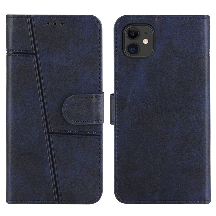 For iPhone 11 Pro Stitching Calf Texture Buckle Horizontal Flip Leather Case with Holder & Card Slots & Wallet & Lanyard