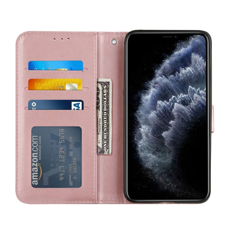 For iPhone 11 Pro Max Stitching Calf Texture Buckle Horizontal Flip Leather Case with Holder & Card Slots & Wallet & Lanyard
