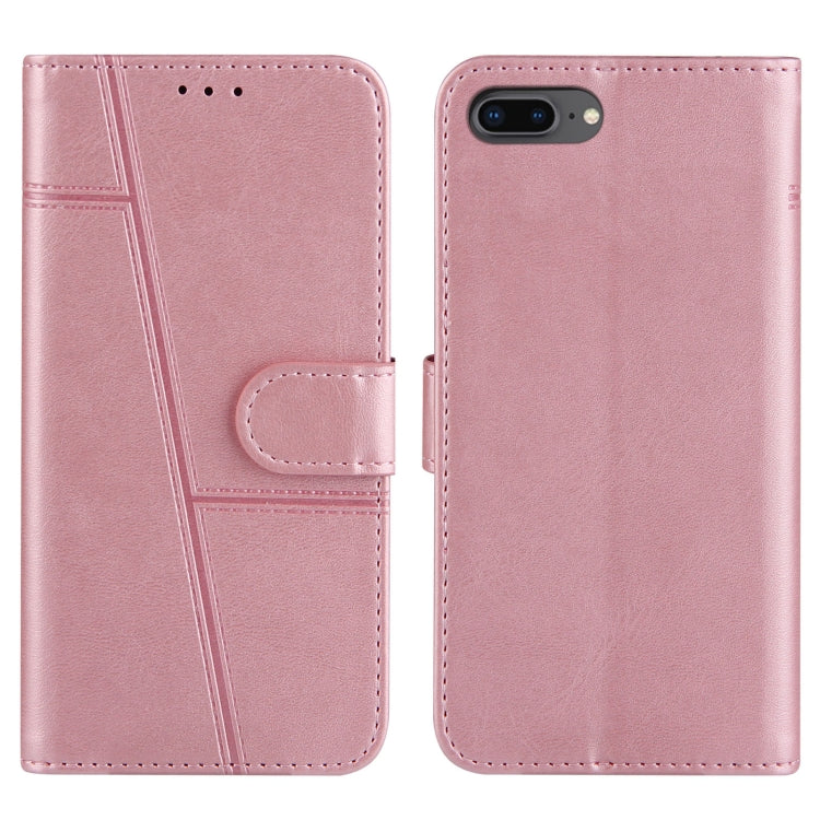 Stitching Calf Texture Buckle Horizontal Flip Leather Case with Holder & Card Slots & Wallet & Lanyard For iPhone 6 / 7 / 8 / SE 2020