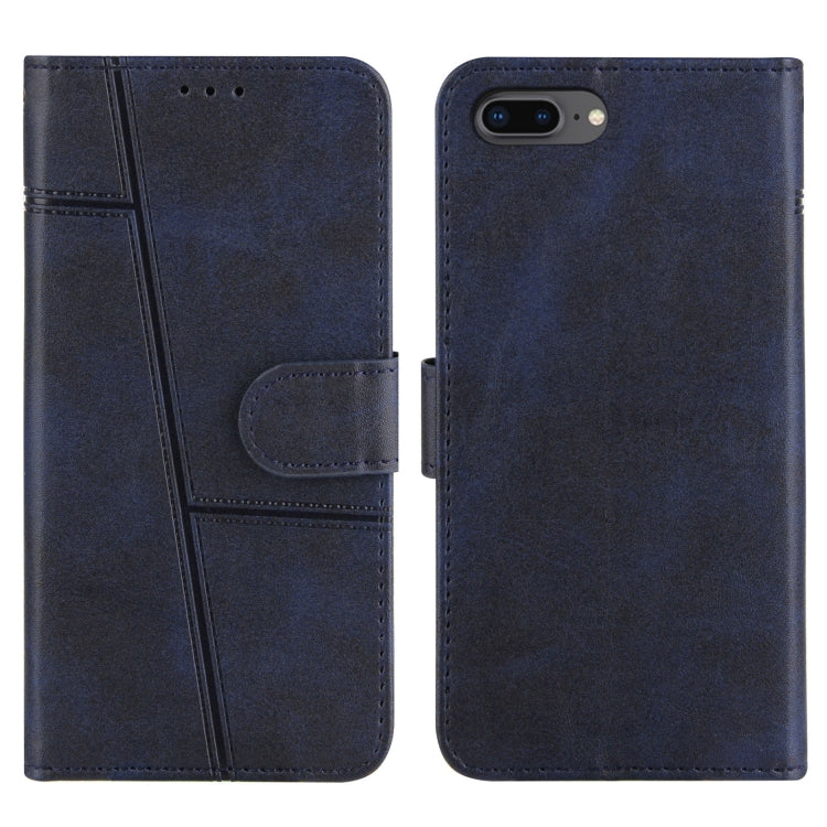 Stitching Calf Texture Buckle Horizontal Flip Leather Case with Holder & Card Slots & Wallet & Lanyard For iPhone 6 / 7 / 8 / SE 2020
