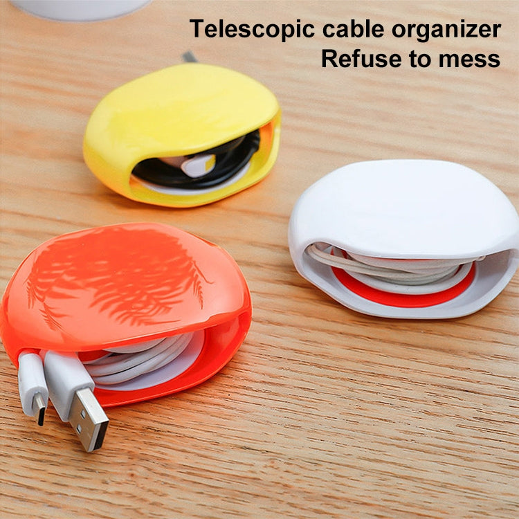 Small Headphone Earphone Wire Winder Data Cable Storage Box