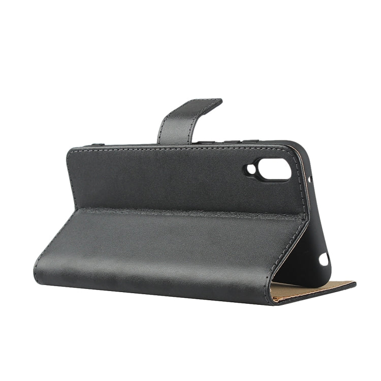 Horizontal Flip Leather Case for Huawei Y6 Pro (2019), with Magnetic Buckle & Holder & Card Slots & Wallet(Black)