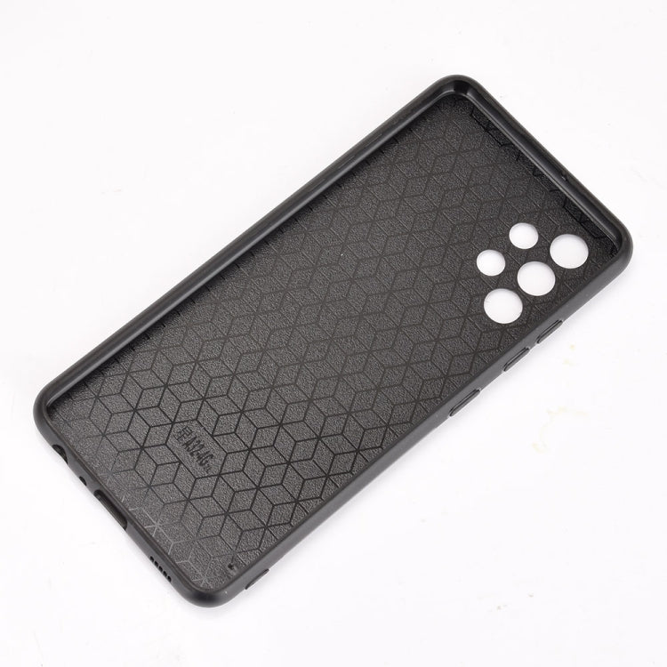For Samsung Galaxy A32 4G European version Shockproof Sewing Cow Pattern Skin PC + PU + TPU Case