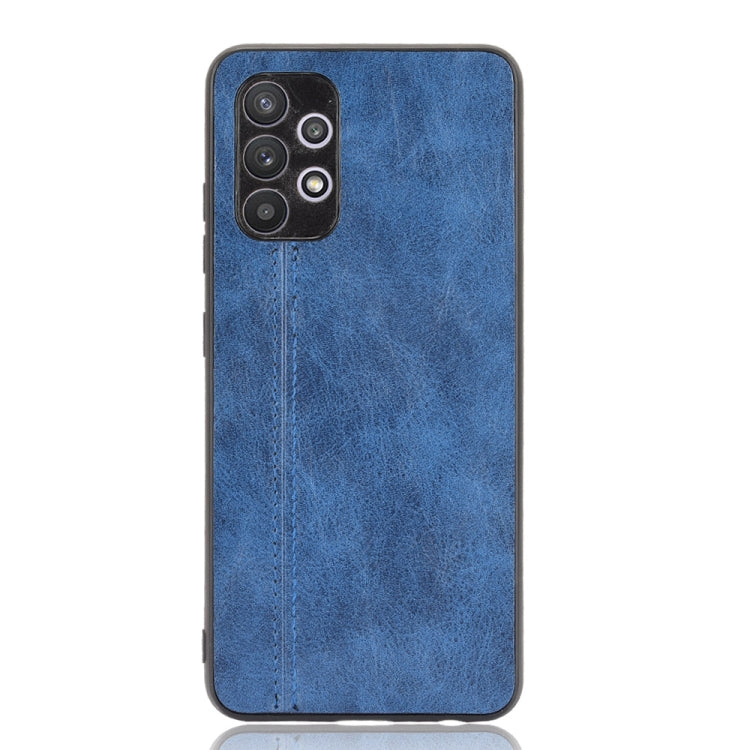 For Samsung Galaxy A32 4G European version Shockproof Sewing Cow Pattern Skin PC + PU + TPU Case
