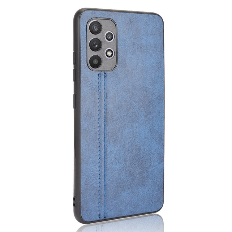 For Samsung Galaxy A32 4G European version Shockproof Sewing Cow Pattern Skin PC + PU + TPU Case