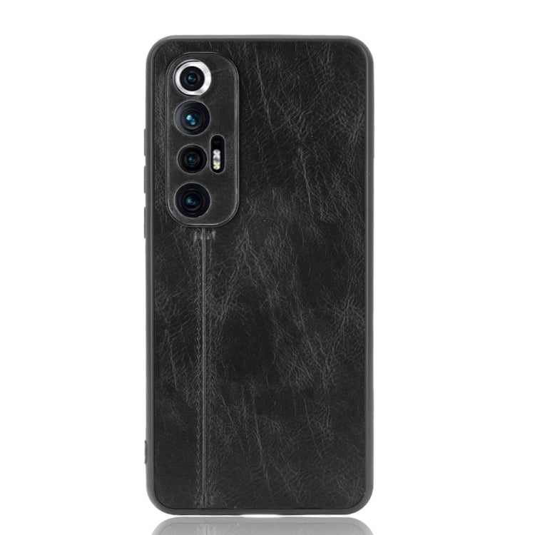 For Xiaomi Mi 10S Shockproof Sewing Cow Pattern Skin PC + PU + TPU Case