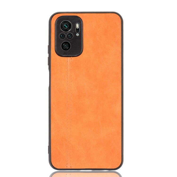 For Xiaomi Redmi Note 10 4G / Note 10S Shockproof Sewing Cow Pattern Skin PC + PU + TPU Case