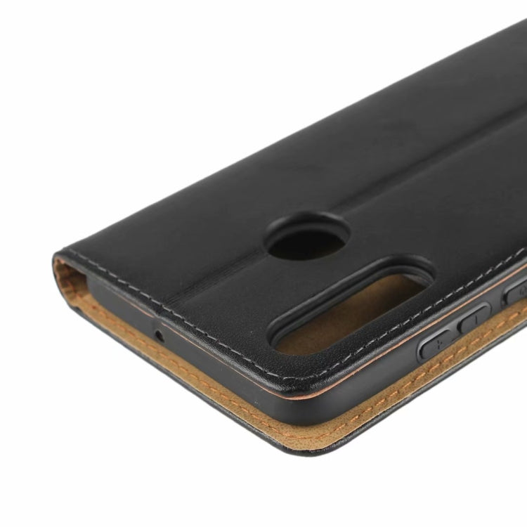 Horizontal Flip Leather Case for Huawei P30 Lite / Nova 4e, with Magnetic Buckle & Holder & Card Slots & Wallet(Black)