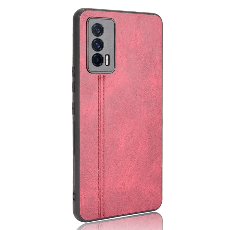 For vivo iQOO Neo5 Shockproof Sewing Cow Pattern Skin PC + PU + TPU Case