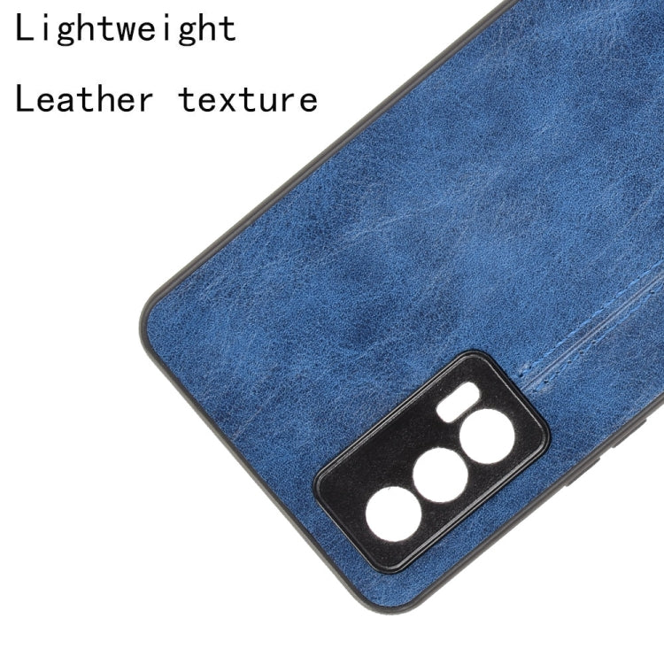 For vivo iQOO Neo5 Shockproof Sewing Cow Pattern Skin PC + PU + TPU Case