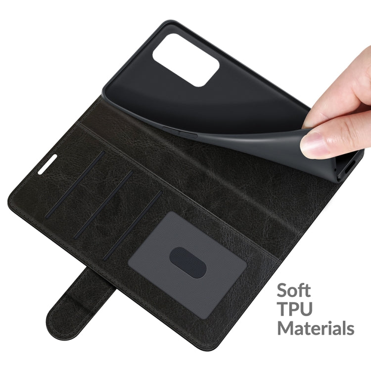 For OnePlus 9 Pro R64 Texture Single Horizontal Flip Protective Case with Holder & Card Slots & Wallet& Photo Frame