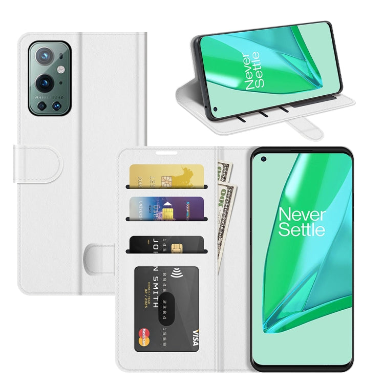 For OnePlus 9 Pro R64 Texture Single Horizontal Flip Protective Case with Holder & Card Slots & Wallet& Photo Frame
