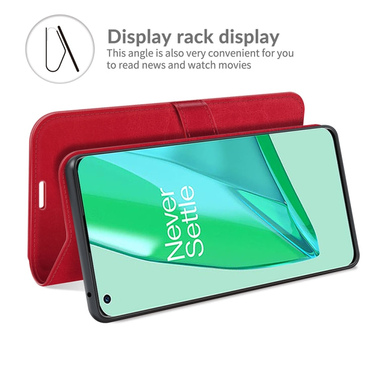 For OnePlus 9 Pro R64 Texture Single Horizontal Flip Protective Case with Holder & Card Slots & Wallet& Photo Frame