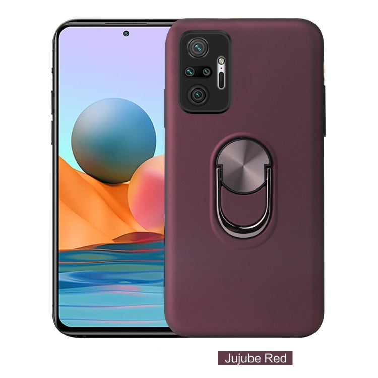 For Xiaomi Redmi Note 10 Pro / Note 10 Pro Max 360 Rotary Multifunctional Stent PC+TPU Case with Magnetic Invisible Holder