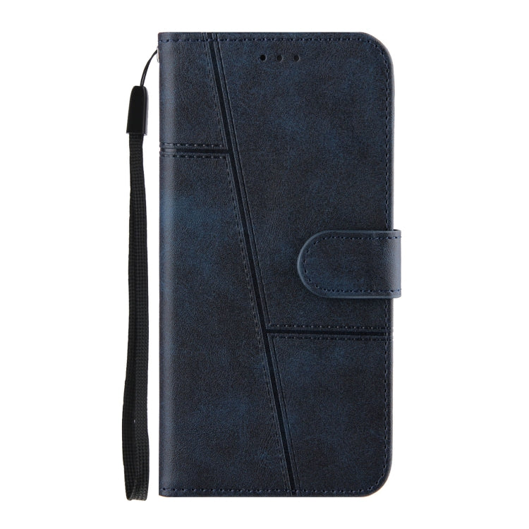 For Samsung Galaxy A02/M02 Stitching Calf Texture Buckle Horizontal Flip Leather Case with Holder & Card Slots & Wallet & Lanyard