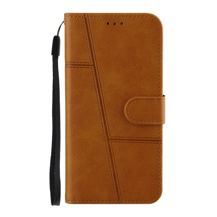 For Samsung Galaxy Note20 Stitching Calf Texture Buckle Horizontal Flip Leather Case with Holder & Card Slots & Wallet & Lanyard