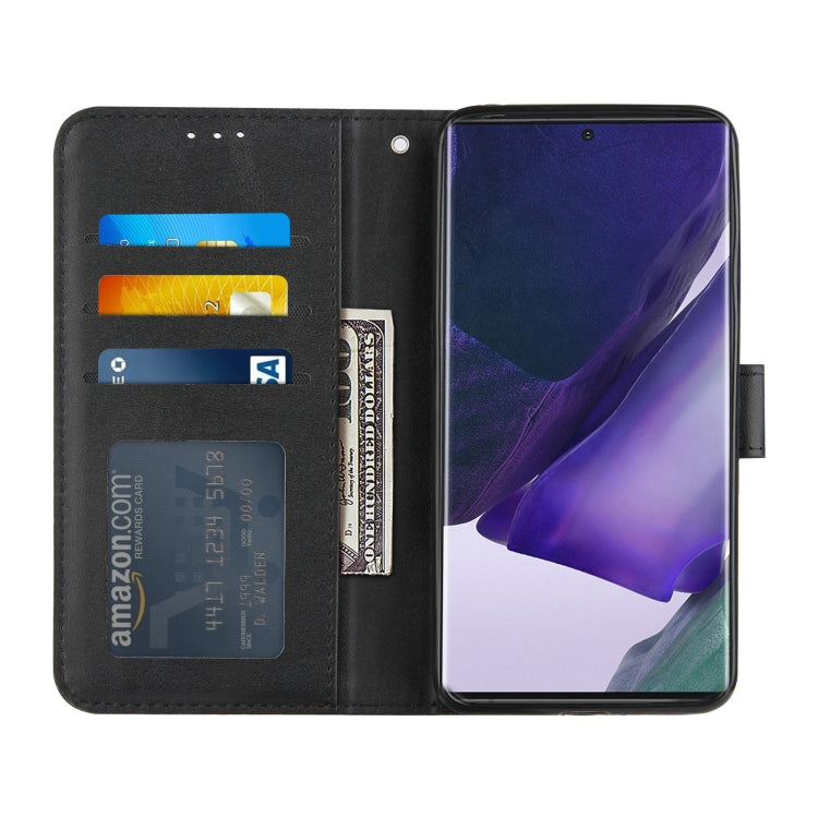 For Samsung Galaxy Note20 Ultra Stitching Calf Texture Buckle Horizontal Flip Leather Case with Holder & Card Slots & Wallet & Lanyard