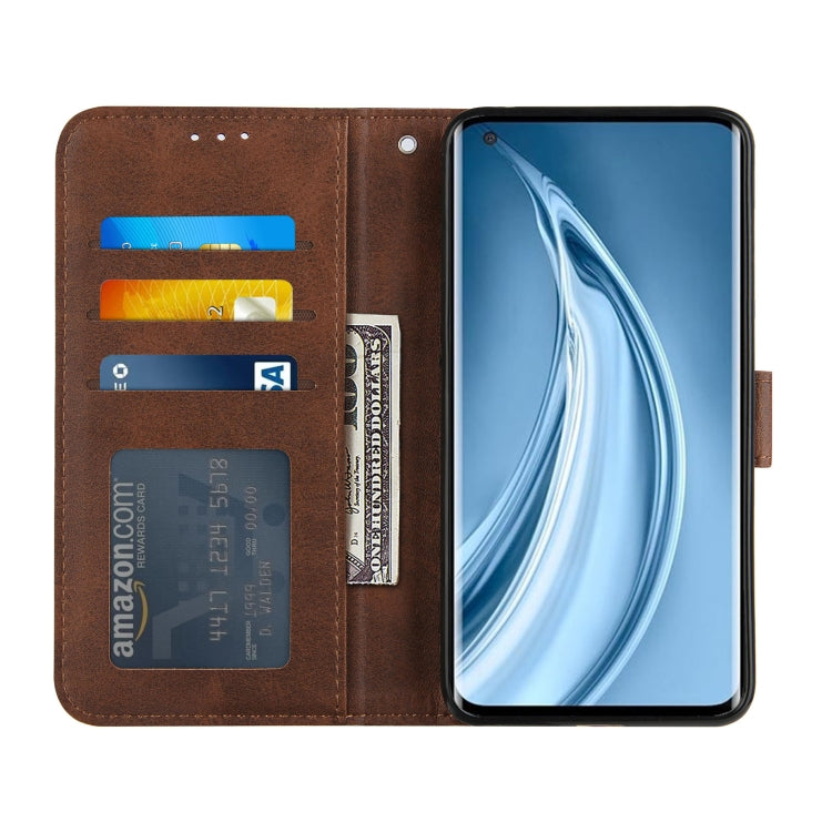 For Xiaomi Redmi Note 10 4G / Note 10S Stitching Calf Texture Buckle Horizontal Flip Leather Case with Holder & Card Slots & Wallet & Lanyard