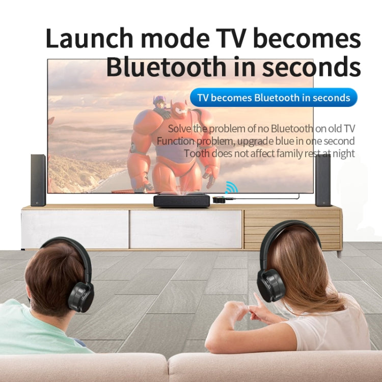 JD-M10 Bluetooth USB 5.0 Receiving and Transmitting All-in-One Machine with Colorfully Atmospheres Light and Call Function