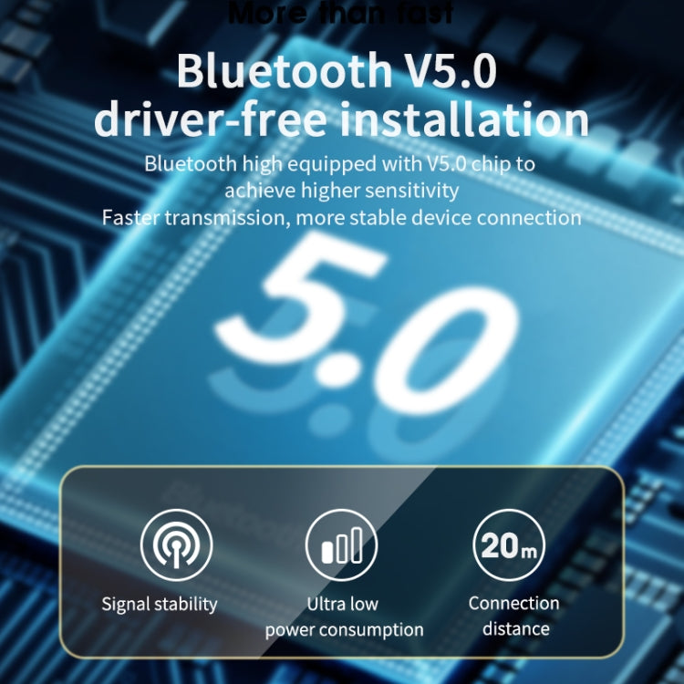 JD-M11USB 5.0 Colorful Ambient Light Car Bluetooth Audio Transmitter Receiver Car Hands-free Call Adapter