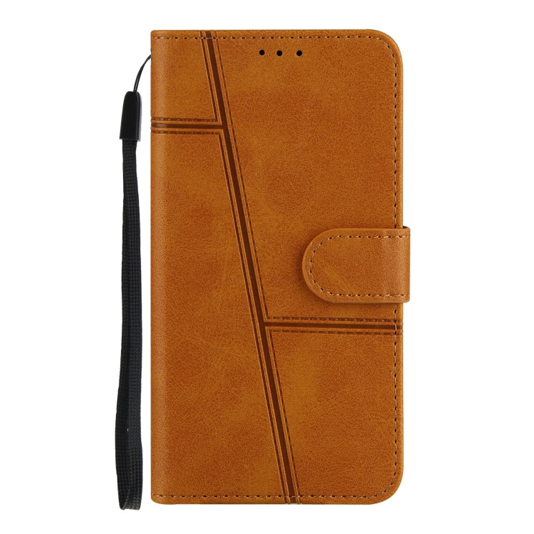 For Samsung Galaxy A01 Stitching Calf Texture Buckle Horizontal Flip Leather Case with Holder & Card Slots & Wallet & Lanyard