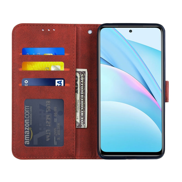 For Xiaomi Mi 10T Lite Stitching Calf Texture Buckle Horizontal Flip Leather Case with Holder & Card Slots & Wallet & Lanyard
