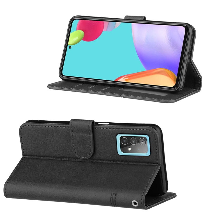 For OPPO A52/A72/A92 Stitching Calf Texture Buckle Horizontal Flip Leather Case with Holder & Card Slots & Wallet & Lanyard