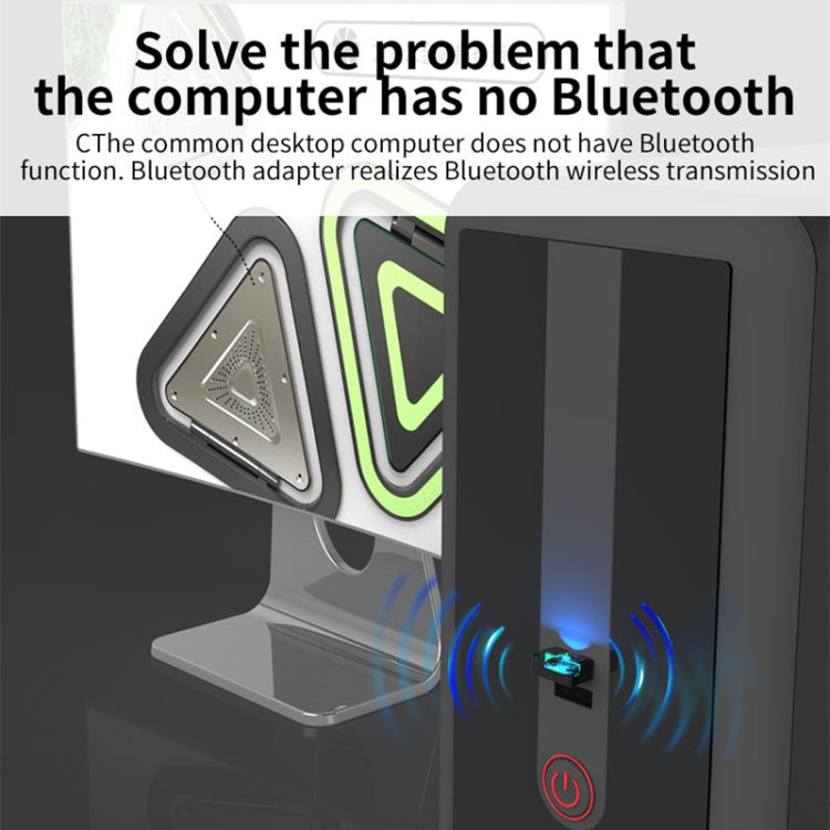 JD-08H Bluetooth Adapter 5.0 USB Desktop Computer Keyboard Headset RTL8761