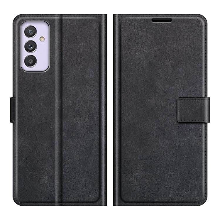 For Samsung Galaxy A82 5G/Quantum 2 Retro Calf Pattern Buckle Horizontal Flip Leather Case with Holder & Card Slots & Wallet