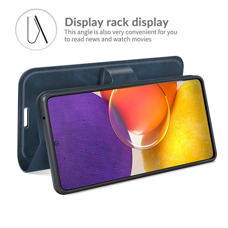 For Samsung Galaxy A82 5G/Quantum 2 Retro Calf Pattern Buckle Horizontal Flip Leather Case with Holder & Card Slots & Wallet