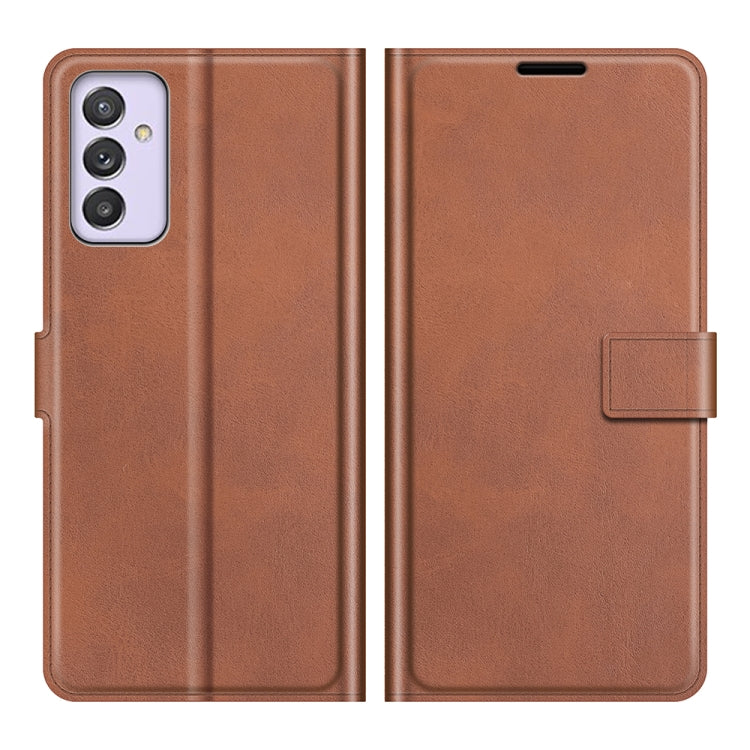 For Samsung Galaxy A82 5G/Quantum 2 Retro Calf Pattern Buckle Horizontal Flip Leather Case with Holder & Card Slots & Wallet