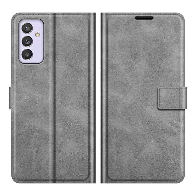 For Samsung Galaxy A82 5G/Quantum 2 Retro Calf Pattern Buckle Horizontal Flip Leather Case with Holder & Card Slots & Wallet