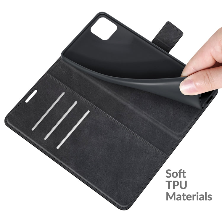 For Samsung Galaxy A22 5G Retro Calf Pattern Buckle Horizontal Flip Leather Case with Holder & Card Slots & Wallet