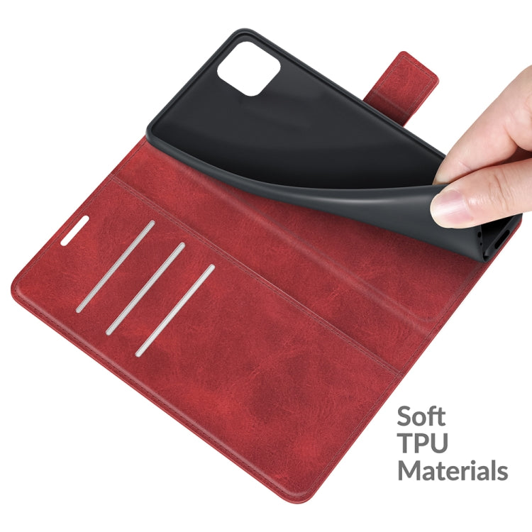 For Samsung Galaxy A22 5G Retro Calf Pattern Buckle Horizontal Flip Leather Case with Holder & Card Slots & Wallet