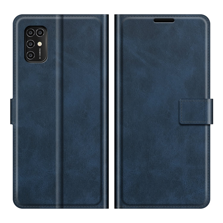 For ZTE V2020 Smart Retro Calf Pattern Buckle Horizontal Flip Leather Case with Holder & Card Slots & Wallet