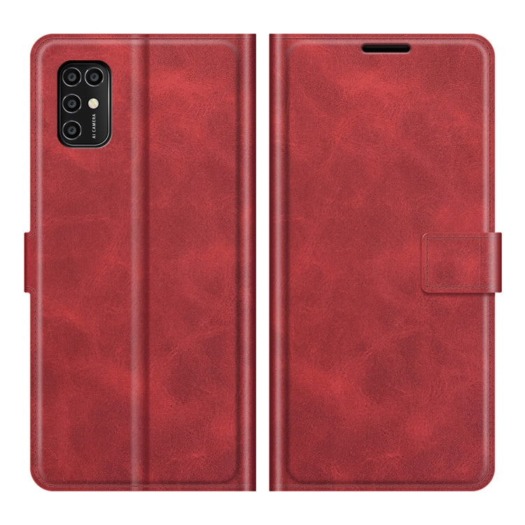 For ZTE V2020 Smart Retro Calf Pattern Buckle Horizontal Flip Leather Case with Holder & Card Slots & Wallet