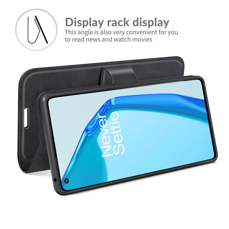 For OnePlus 9R Retro Calf Pattern Buckle Horizontal Flip Leather Case with Holder & Card Slots & Wallet