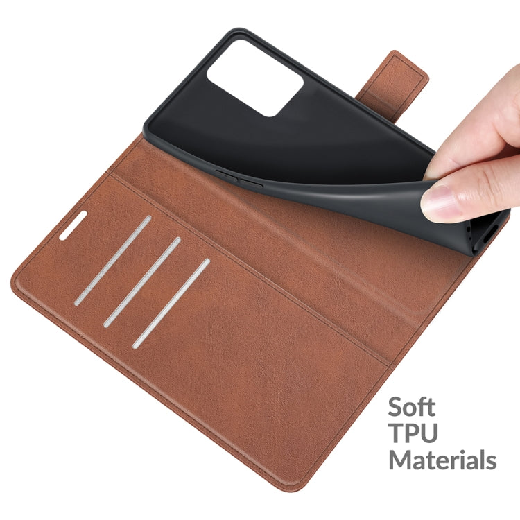 For OPPO  Realme V13 5G/Realme 8 5G  Retro Calf Pattern Buckle Horizontal Flip Leather Case with Holder & Card Slots & Wallet