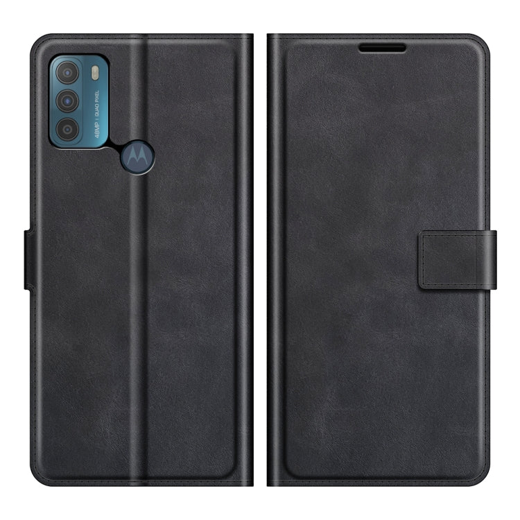 For Motorola Moto G50 Retro Calf Pattern Buckle Horizontal Flip Leather Case with Holder & Card Slots & Wallet