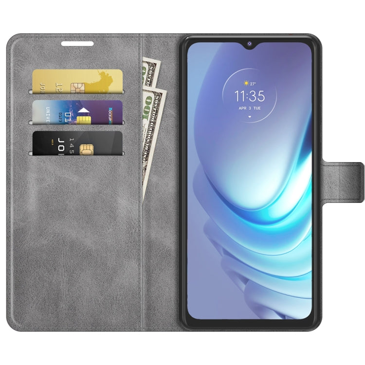 For Motorola Moto G50 Retro Calf Pattern Buckle Horizontal Flip Leather Case with Holder & Card Slots & Wallet