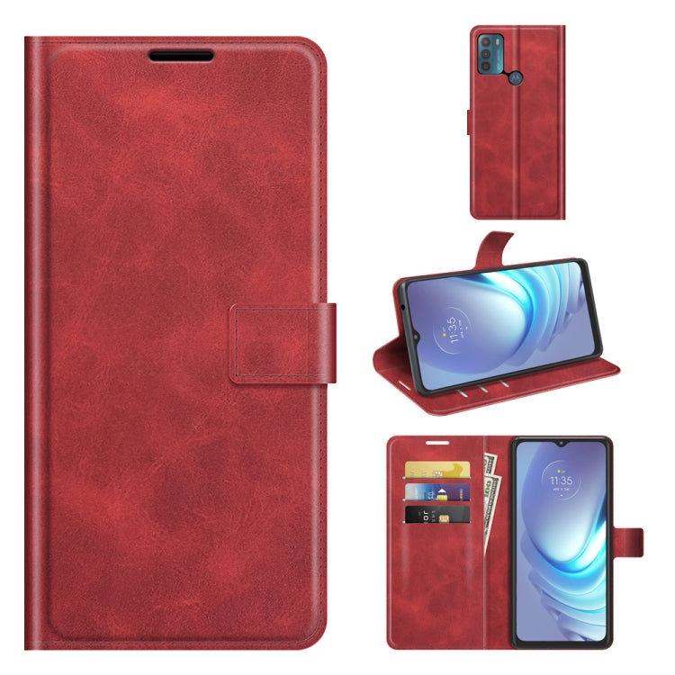 For Motorola Moto G50 Retro Calf Pattern Buckle Horizontal Flip Leather Case with Holder & Card Slots & Wallet