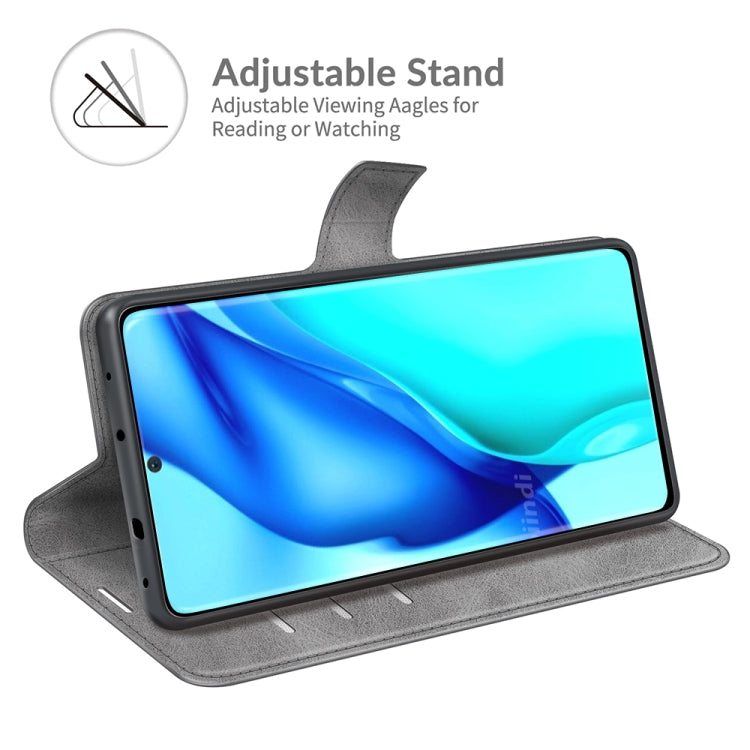 For Huawei P50 Pro Retro Calf Pattern Buckle Horizontal Flip Leather Case with Holder & Card Slots & Wallet