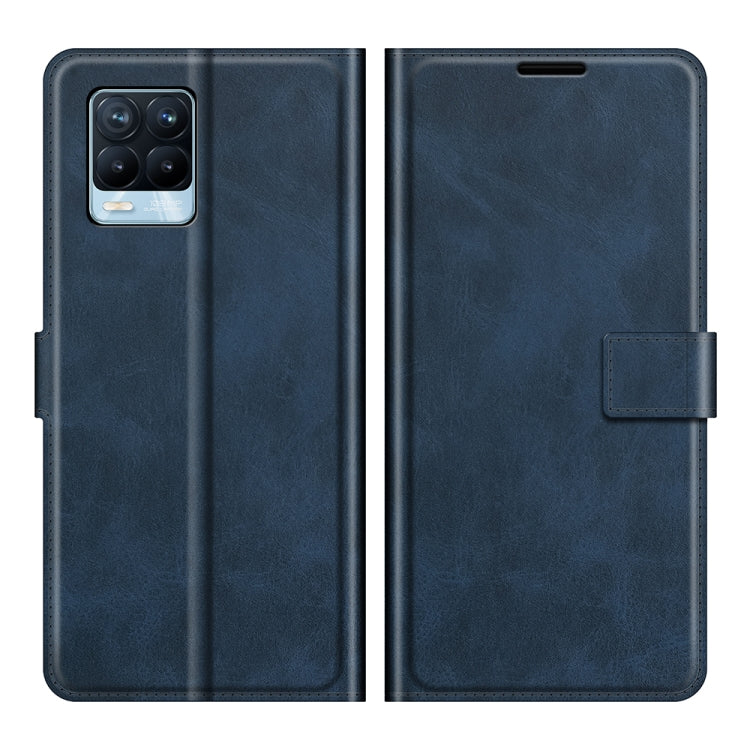 For OPPO Realme 8 / Realme 8 Pro Retro Calf Pattern Buckle Horizontal Flip Leather Case with Holder & Card Slots & Wallet