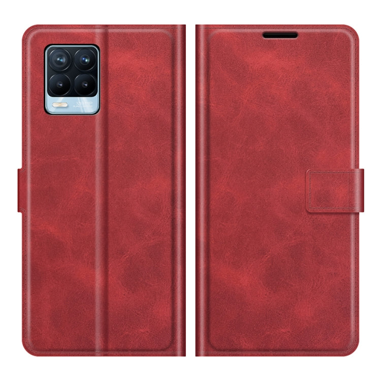 For OPPO Realme 8 / Realme 8 Pro Retro Calf Pattern Buckle Horizontal Flip Leather Case with Holder & Card Slots & Wallet