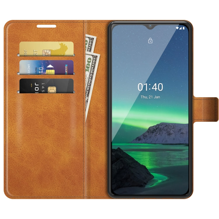 For Nokia 1.4 Retro Calf Pattern Buckle Horizontal Flip Leather Case with Holder & Card Slots & Wallet