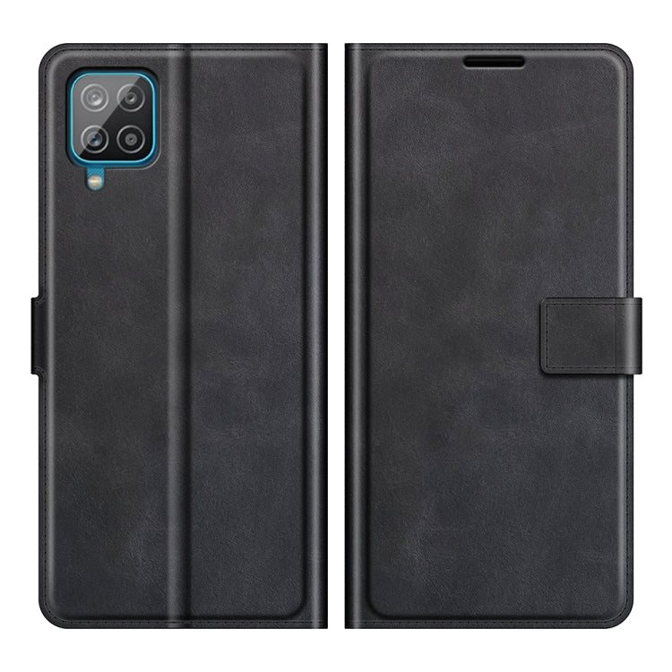 For Samsung Galaxy A22 4G Retro Calf Pattern Buckle Horizontal Flip Leather Case with Holder & Card Slots & Wallet