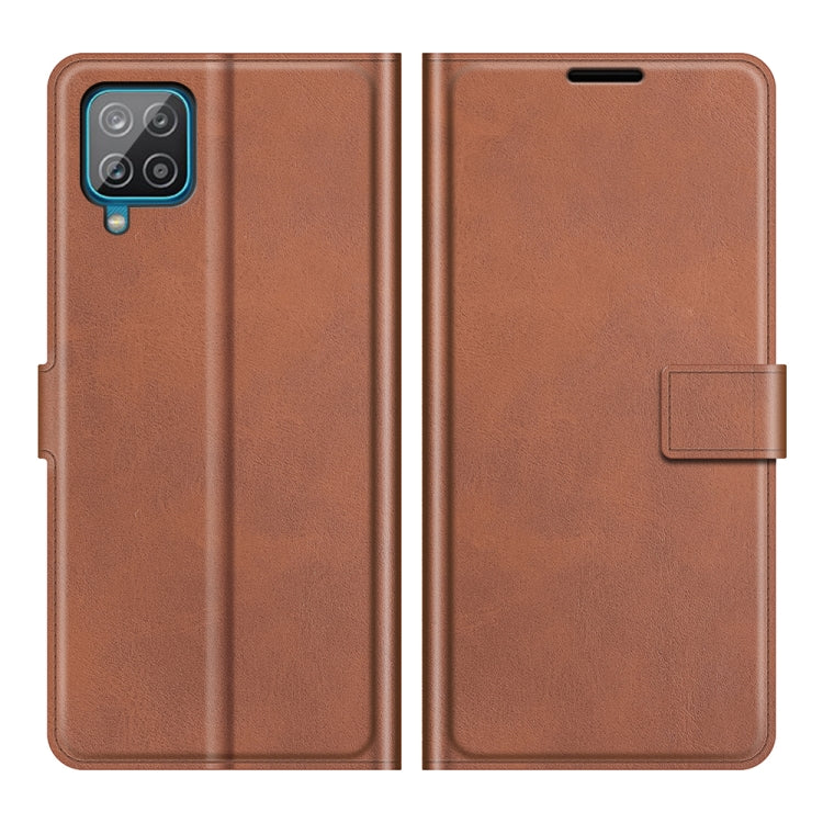 For Samsung Galaxy A22 4G Retro Calf Pattern Buckle Horizontal Flip Leather Case with Holder & Card Slots & Wallet