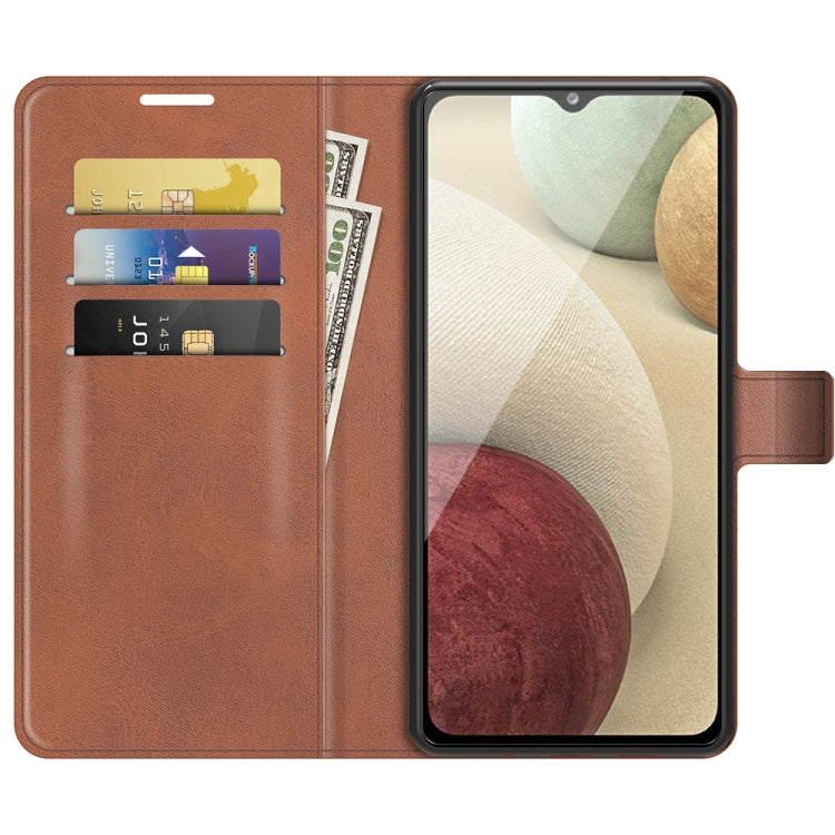 For Samsung Galaxy A22 4G Retro Calf Pattern Buckle Horizontal Flip Leather Case with Holder & Card Slots & Wallet