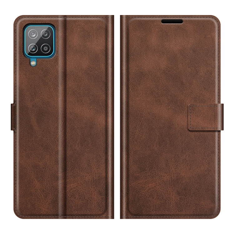 For Samsung Galaxy A22 4G Retro Calf Pattern Buckle Horizontal Flip Leather Case with Holder & Card Slots & Wallet
