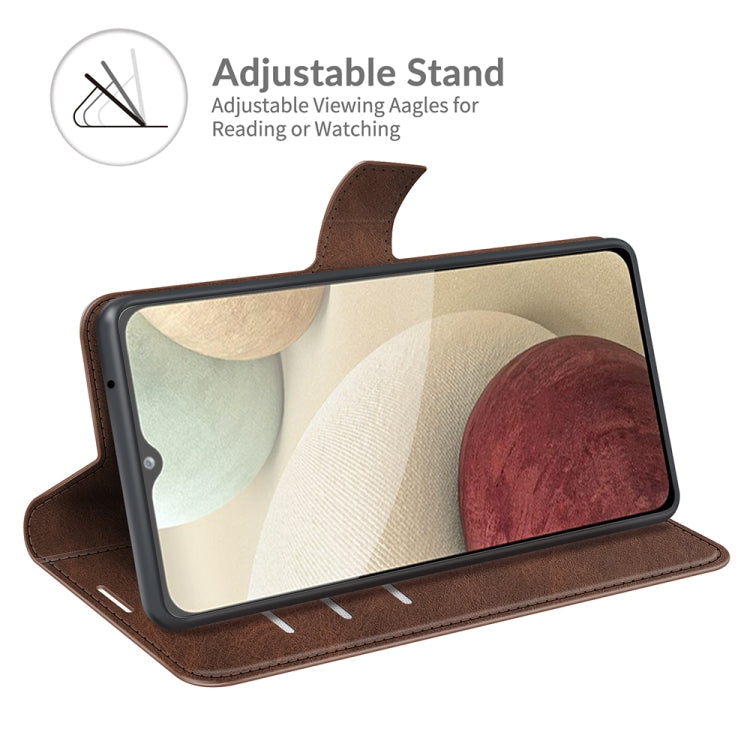 For Samsung Galaxy A22 4G Retro Calf Pattern Buckle Horizontal Flip Leather Case with Holder & Card Slots & Wallet